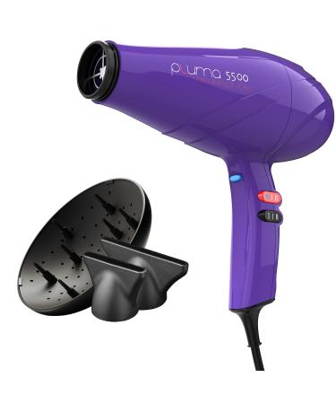 Gama Italy Professional Professional Hair dryer - Technology Ion Plus - Healthy and Glossy Hair - 2400 W - Made in Italy Violet