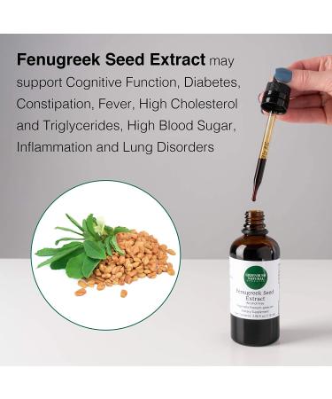 Greenbush Fenugreek Extract for Breast Health - Alcohol-Free, 4 oz - Buy Online on GoSupps.com