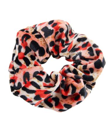 12 Pack Women's Leopard Print Hair Scrunchies - Cheetah & Leopard Hair Ties Set - Elastic Ponytail Holders - Velvet & Chiffon Styles - Buy Online on GoSupps.com