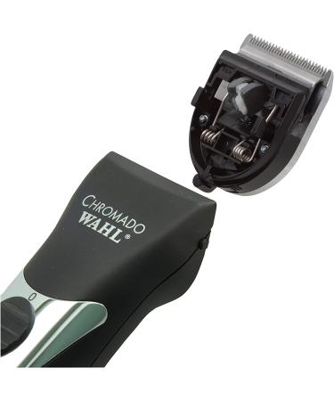 Wahl Chromado Lithium Pet Clipper Kit - Corded/Cordless Clippers for Dogs, Cats, and Horses - Black & Silver - Buy Online on GoSupps.com