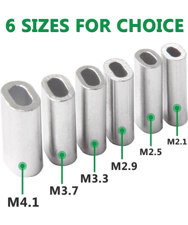 OROOTL Fishing Crimp Sleeves Kit - 600pcs Assorted Aluminum Sleeves for Fishing Line Rigging - Buy Online on GoSupps.com