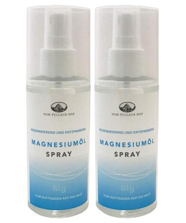 2x 150ml magnesium oil spray from Pullach Hof magnesium oil spray massage oil