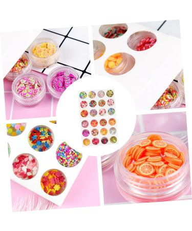 DOITOOL 72 Boxes Fruit Slice DIY Manicure Polymer Clay Cellphone Craft Slice Activator 3d Stickers Fruit Stickers 3d Polymer Slices Kit De Manicura Pendant Charm Beads Nail Accessories - Buy Online on GoSupps.com