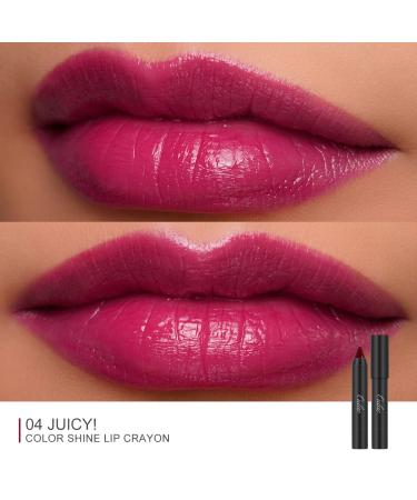Oulac Magenta Lipstick - Hydrating Lip Balm & Cheek Tint | Juicy Pink Lip Color & Blush Kit (04) - Buy Online on GoSupps.com