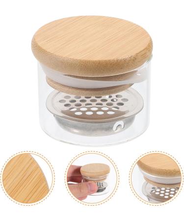 FOMIYES Manicure Nail Dish Cup Nail Liquid Holder Glass Nail Dish Cup Nail Dappen Dish with Lid and Stainless Steel Mesh Manicure Tools - Buy Online on GoSupps.com