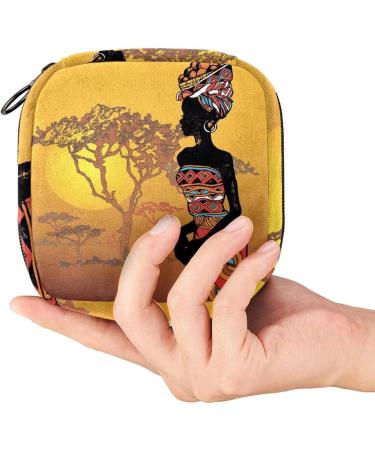 Beautiful African Print Women s Portable Period Pocket Ideal for Menstrual Cups & Breastfeeding Pads | Stylish & Functional Accessory for Teens and Women - Buy Online on GoSupps.com