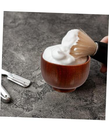 Fomiyes Wooden Razor Cleaning Bowl | Eco-Friendly Shaving Foam Container for Men & Kids - Buy Online on GoSupps.com