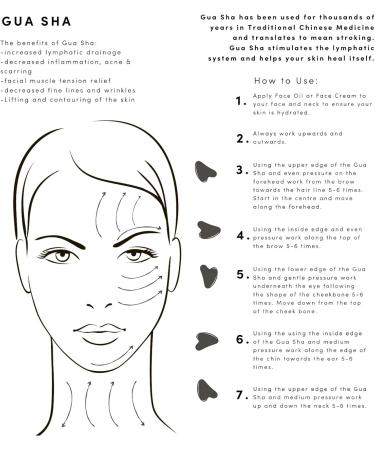 Yssarea Obsidian Roller & Gua Sha Set | 100% Natural Obsidian Stone | Dual-Sided Face Massager | Reduces Aging Signs | International Shipping - Buy Online on GoSupps.com