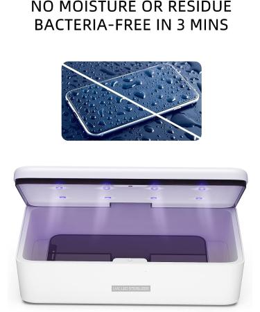 UV-C Light Sanitizer Box for Smartphone, Jewelry, and Household Items - Buy Online on GoSupps.com