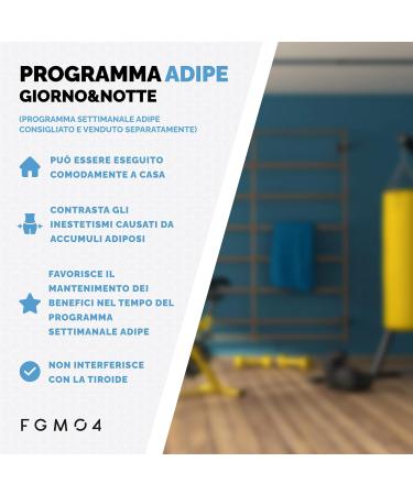 FGM04 Professional Cosmetics - Adipe Day and Night Program - Daily - Cosmetic Additive - Skin Unsightly Treatment - Accumuli Adiposi - 1 Month Treatment - Buy Online on GoSupps.com