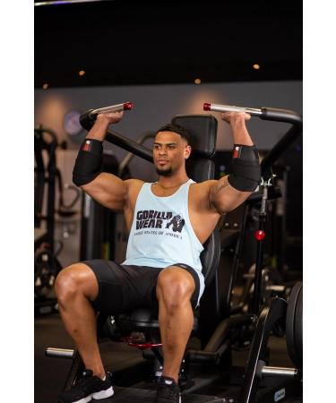 GORILLA WEAR Elbow Wraps - Black/White 150cm | Premium Quality & International Shipping - Buy Online on GoSupps.com