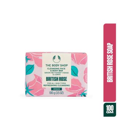Buy The Body Shop British Rose Exfoliating Soap 3.5 oz | Best International Shipping & Natural Skincare - Buy Online on GoSupps.com