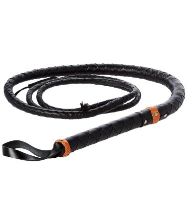 Szco Supplies Hand Made Leather Bull Whip, 9-Feet, black (891805-9)