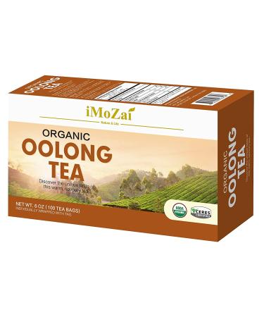 Imozai Organic Oolong Tea Bags - 100 Count, Individually Wrapped - Buy Online on GoSupps.com