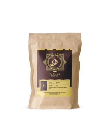 Lucky Cuppa's "221b Bakers Brew" Sherlock Chai Tea - Indian Tea - Decaf Chai Tea - Sherlock Holmes Classic Chai Tea for Tea Lovers -Individually Wrapped Tea Bags- 25