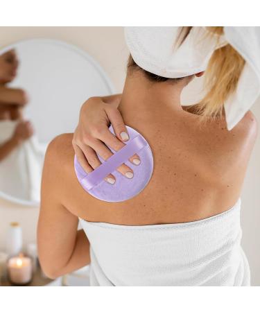 Buy Giantree Large Powder Puff 5.1 Inch - Ultra Soft Washable Velour Makeup Applicator for Loose & Body Powder (Purple - Buy Online on GoSupps.com