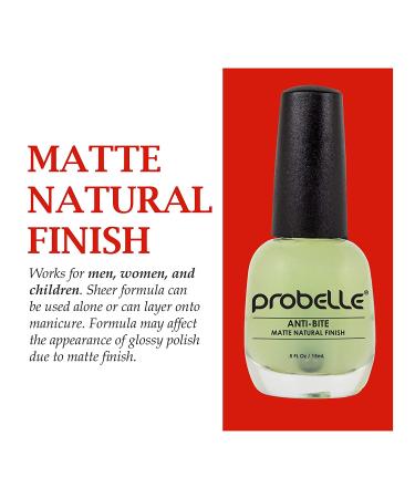 Probelle Anti-Bite Nail Biting Treatment for Kids & Adults - No Bite Nail Polish Deterrent & Thumb Guard to Stop Finger Sucking - Bitter Taste Nail Care Solution to Help Quit Habits - Buy Online on GoSupps.com
