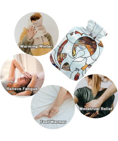 Buy Naanle 2L Hot Water Bottle with Rainbow Cover | Pain Relief & Heat Therapy for Back Hands & Feet - Buy Online on GoSupps.com