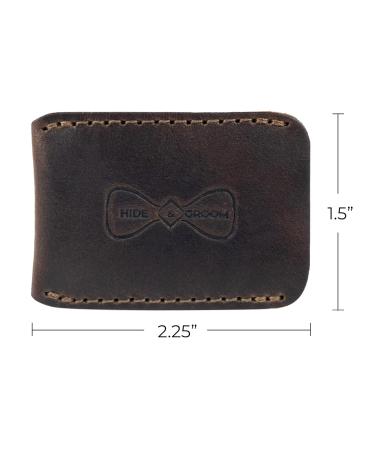 Hide & Groom: Set of 4 Double Edge Safety Razor Protective Sheaths - Handmade Full Grain Leather Shaving Travel Covers for Groomsmen in Bourbon Brown - Buy Online on GoSupps.com