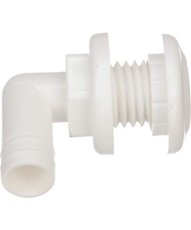 Seachoice 90-Degree Thru Hull Fitting for 3/4 ID Hose | 7/8 Max Hull - Marine Grade - Buy Online on GoSupps.com