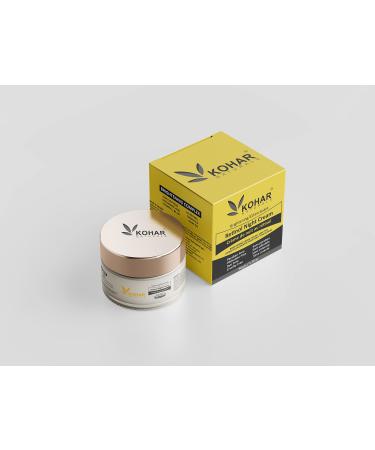Anti Aging Retinol Night Cream Brightening Complex for Face and Eye with Triple Peptides Hyaluronic Acid Vitamin C E B3 and B5. 50 gm