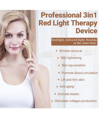 Uaike LED Red Light Therapy Device for Face - Anti Aging Skin Tightening Machine - Buy Online on GoSupps.com
