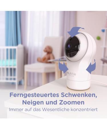 Shop Hubble Connected Nurry Pal Glow: Smart Baby Monitor with Camera 7-Color Night Light Temp Sensor 2-Way Audio & Night Vision - International Shipping Available! - Buy Online on GoSupps.com