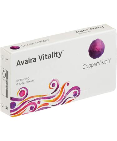 Buy Cooperization Avaira Vitality Spheric Monthly Soft Contact Lenses -6.0 Diopters | 6 Pieces BC 8.4 mm Dia 14.2 mm - International Shipping - Buy Online on GoSupps.com