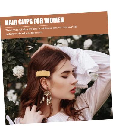 FRCOLOR Styling Hair Clips Pairs Hairpin Small Clips Decorative Clips Large Clips for Thick snap Clips for Women Barrettes for Women snap Cloth Miss Wedding Hair Clips - Buy Online on GoSupps.com