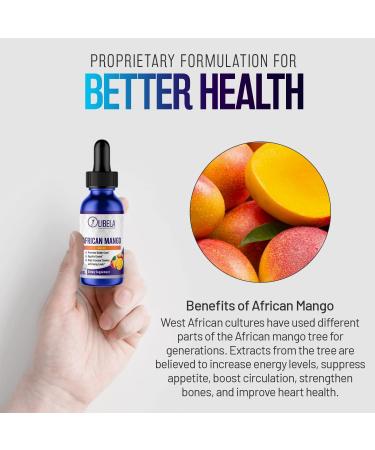 OLIBELA African Mango Liquid Burn Drops | Appetite Suppressant & Metabolism Booster for Weight Loss | 2fl oz (60ml) - Buy Online on GoSupps.com