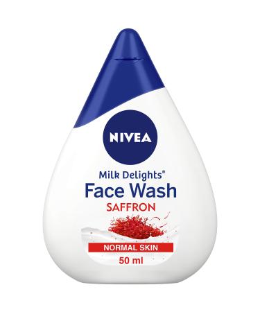 NIVEA Face Wash Milk Delights Precious Saffron(Normal Skin) 50ml