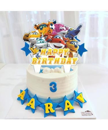 37pcs Super Wings Cake Decorations with 1pcs Super Wings Cake Topper 36pcs Cute Cupcake Toppers for Girls Birthday Party Decorations - Buy Online on GoSupps.com