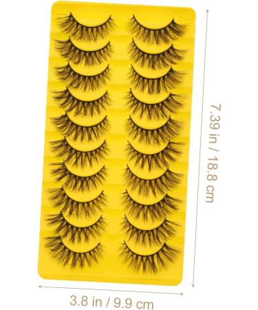 MAGICLULU Lash Strips 40 Pairs Fake Eyelashes Lash Bulk Natural Eyelashes Bulk Lashes Bulk Eyelashes Individual Lashes Human Hair Extensions Makeup Supplies 3d Extend Artificial Imitation - Buy Online on GoSupps.com