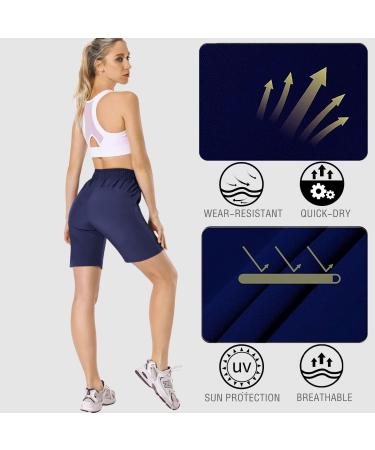 Women's Quick Dry Hiking Shorts - Lightweight 7'' Cargo Shorts for Golf, Walking, and Travel - Large Navy Blue - Buy Online on GoSupps.com