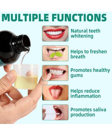 Organic Coconut Parenting Oil for Teeth - 237ml | Fresh Breath & Whitening with Mint Oil | Natural Mouthwash Alternative - Buy Online on GoSupps.com