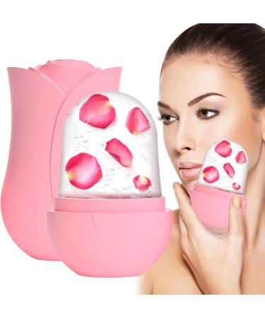 Ice Face Roller | Small Ice Cube Roller Ice Roller for Face and Eye Facial Beauty Ice Roller Skin Care Tools Ice Facial Cube Silicone Ice Mold Pink - Buy Online on GoSupps.com