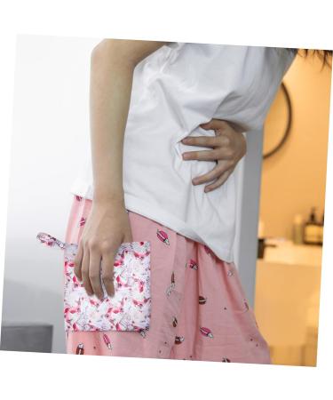 KALLORY 7pcs Womens Incontinence Pads & Cloth Panty Liners Set with Storage Bag - Washable & Reusable Fabric Pads for Women - Buy Online on GoSupps.com