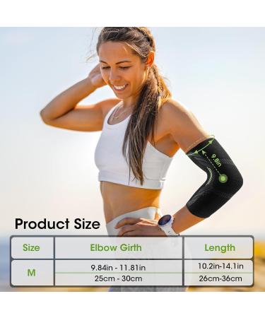 GlasFlength 1 Piece Tendonitis Elbow Support Compression Arm Sleeve Suitable for Men and Women Elbow Splint for Epicondylitis - Buy Online on GoSupps.com
