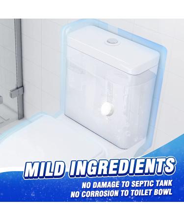 Vacplus Toilet Bowl Cleaner Tablets 12 Pack - Automatic Toilet Cleaners with Bleach - Long-Lasting Tank Cleaners - Easy-to-Use Household Toilet Cleaners - 12 Count - Buy Online on GoSupps.com