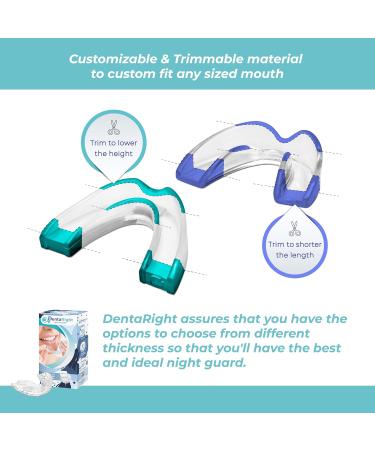 Premium Dental Mouthguard for Bruxism & Teeth Grinding - 6 Pack (3 Sizes) | Moldable Trimmable Night Guard - Buy Online on GoSupps.com