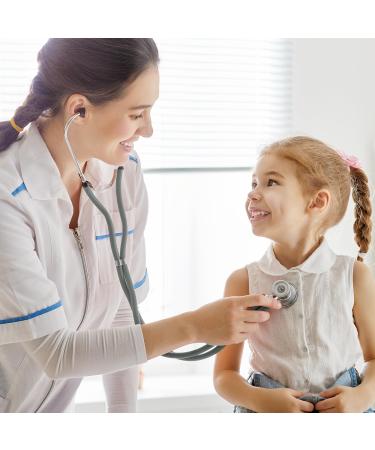 HONSUN Dual Head Stethoscope for Adults & Kids - Classic Cardiology Stethoscope for Doctors Nurses & Students - Gray - International Shipping Available - Buy Online on GoSupps.com