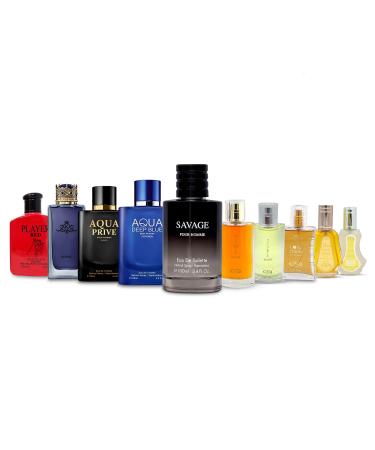 Surprised 2PCS Men Cologne Multiple Amazing Scent Perfume for Men Natural Spray Eau De Toilette Long Lasting Fragrance 50/100ML Each for All Accassion Daily Used Surprised 3.4 Fl Oz (Pack of 2)