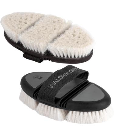 Waldhausen Flex Gloss Brush - Black | Premium Equestrian Grooming Tool | International Shipping Available - Buy Online on GoSupps.com