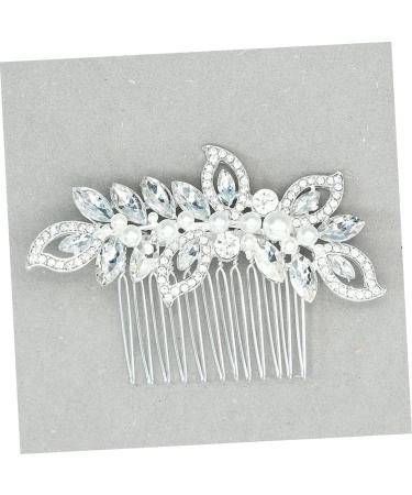 Didiseaon 1pc Barrettes for Women Bridal Hair Comb Rhinestone Headpiece Rhinestone Hair Comb Hair Jewels for Women Flower Girl Hair Accessory Tiara Bride Hair Accessories Wedding - Buy Online on GoSupps.com