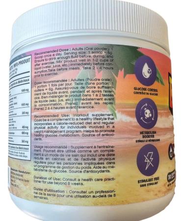 Yummy Sports Beach Ready Fat Burner Supplement - Stimulant Free Pre Workout Powder For Men & Women - Promote Weight Loss Improves Metabolism - 180g 30 Serving - Sour Watermelon - Buy Online on GoSupps.com