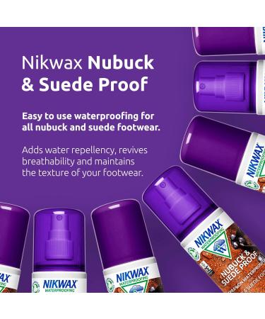 125ml Nikwax Nubuck and Suede Spray - Transparent Single Pack - Buy Online on GoSupps.com