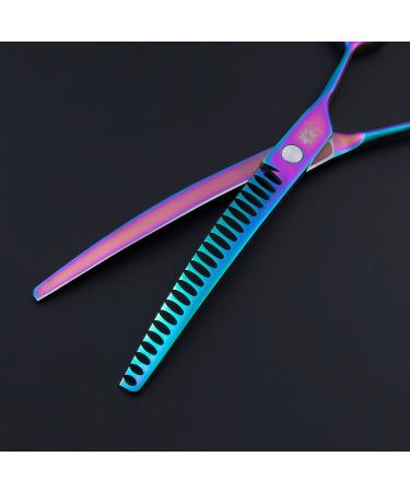 Professional 8 Twin Tail Chunker Shear for Pet Grooming - Thinning/Blending Scissors for Dogs & Cats - Buy Online on GoSupps.com
