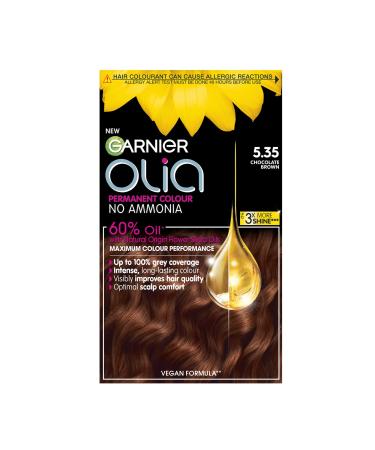 Garnier Olia Permanent Hair Dye 5.35 Rich Chocolate Brown