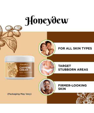 Caffeine Cellulite Cream for Thighs, Butt, and Belly - Moisturizing Firming Lotion with Shea & Cocoa Butter - Vegan Formula for Women - Buy Online on GoSupps.com