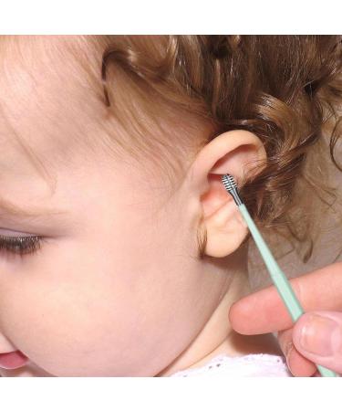Kumprohu Double-Heads Ear Cleaning Tool Set - Thorough Ear Wax Removal for Children and Adults - Green - Buy Online on GoSupps.com